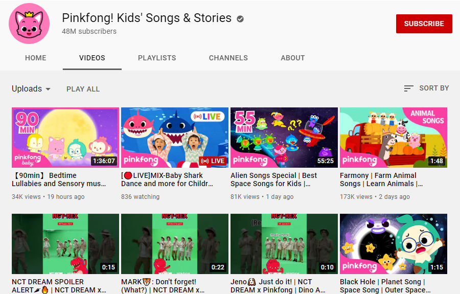 Pinkfong! Kids_ Songs _ Stories