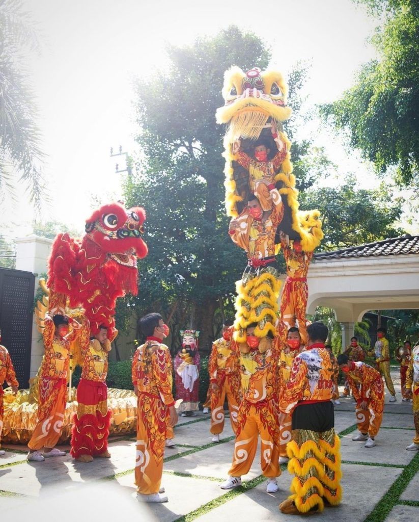 ประวัติการเชิดสิงโต