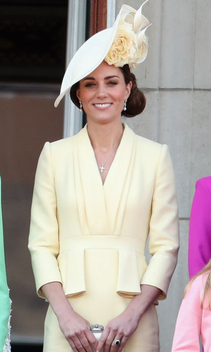 Retrace the Duchess Kate's dress at Trooping The Color, the color of ...