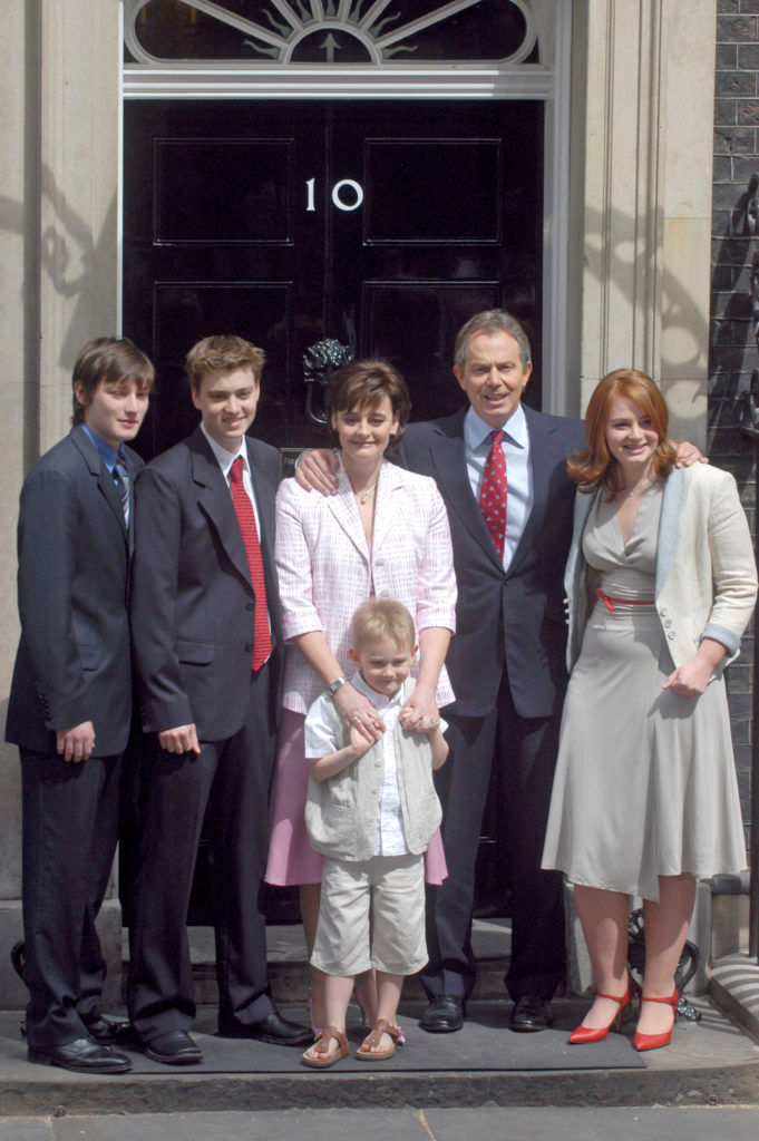 Euan Blair and family